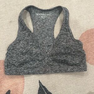 Beyond yoga heather grey bra size small